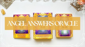 ANGEL ANSWERS ORACLE CARDS 🪽 | Unboxing and Flip Through