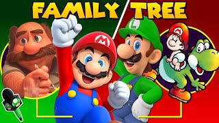 The Complete Super Mario Family Tree