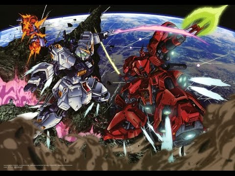 Nu Gundam vs Sazabi (Gundam Battle Universe)