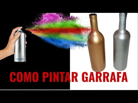 A Melhor Técnica Para Pintar Garrafa de Vidro | Decoração em Garrafa