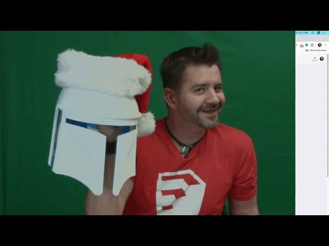 Live Modeling The Mandalorian's Helmet for 3D Printing in SketchUp