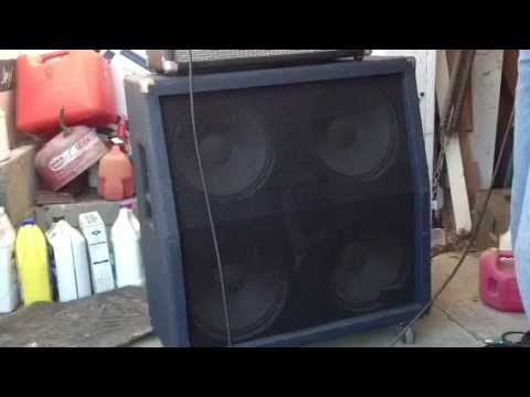 Crate Blue Voodoo 4x12 Slant Cab Demo Model Bv 412s Youtube