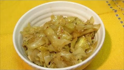Fried Cabbage and Onions - Southern Fried Cabbage Recipe - Healthier Version