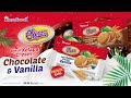 Okebis kelapa cream vanila dan coklat