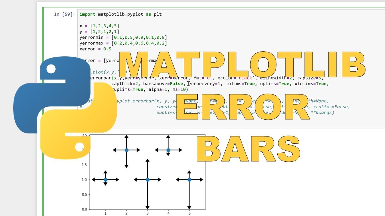 Pyplot Errorbar