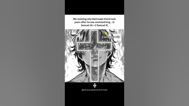 Wait… Why Did God Make David Wait Years After He Was Anointed King?! ⏳👑 (Check Comments) #bibleverse