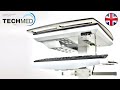 Techmed  apar1  medical equipmet cart with height adjustment