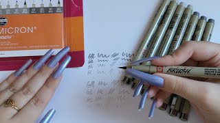 SAKURA MICRON 8 pens light & cool gray Brush