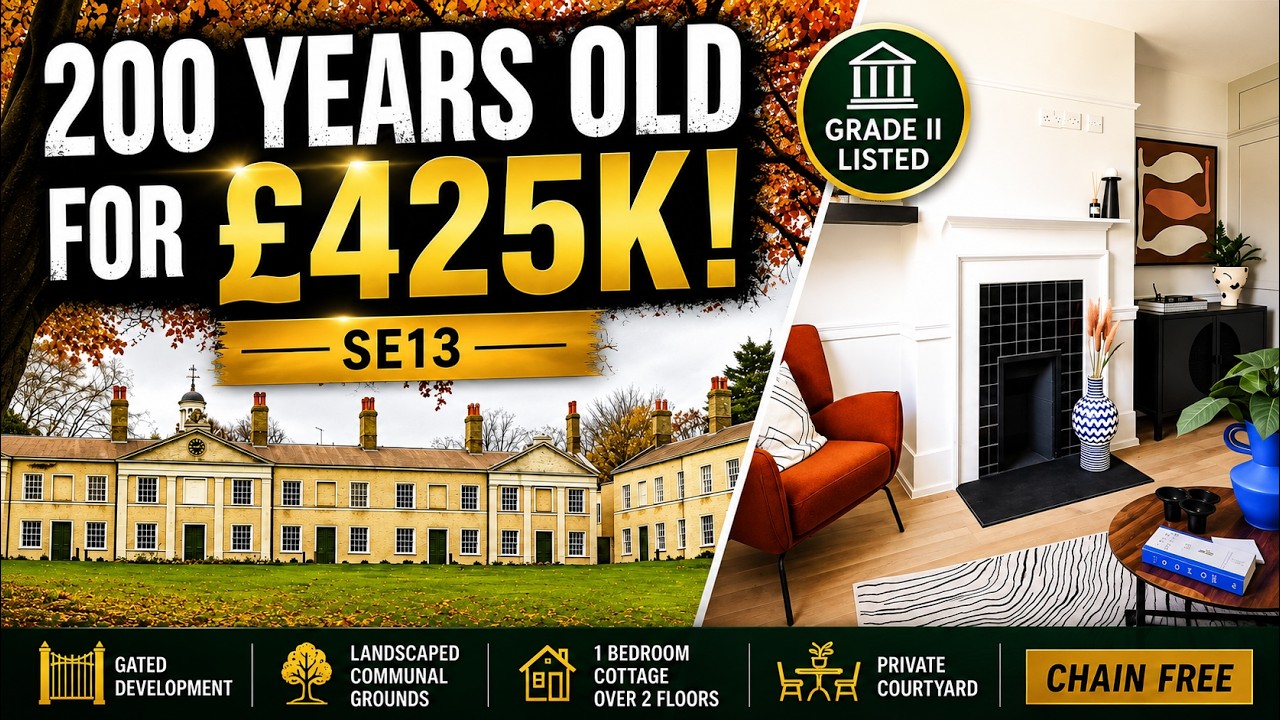 A 200-Year-Old London Home for £425K | Grade II Listed Almshouse Tour