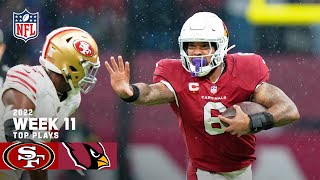 Arizona Cardinals Top Plays vs. San Francisco 49ers | 2022 Regular Season Week 11