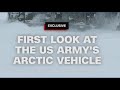 New US Army arctic vehicle first look