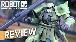 Zaku II F2 - Robot Damashii Side-MS Ver.A.N.I.M.E. - Review!