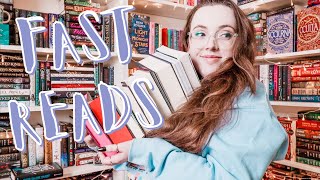 super fast paced reads | BOOK RECOMMENDATIONS