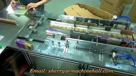 Manual Cellophane Wrapping Machine Working Video
