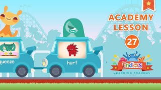 Endless Learning Academy - Lesson 27 - KNOCK, BUMP, CARRY, SQUEEZE, HURT | Originator Games screenshot 1