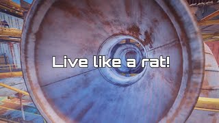 EXTREME Hiding Spot in Large Oil Rig (combined with flying glitch) | Rust