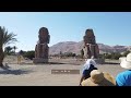 Giant Megalithic Human Sculptures At The Ramesseum And Memnon Near Luxor In Egypt