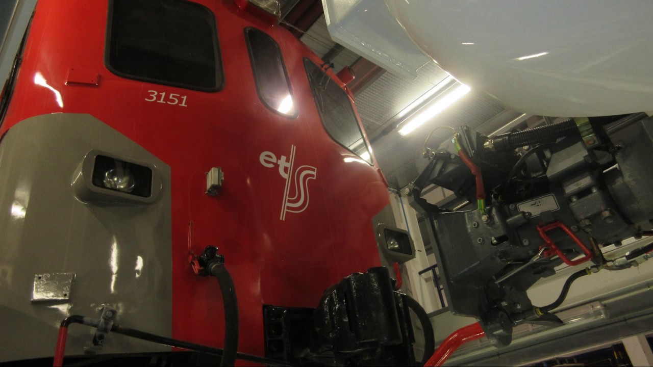 Visita a las cocheras de Euskotren en Araso (Irun)