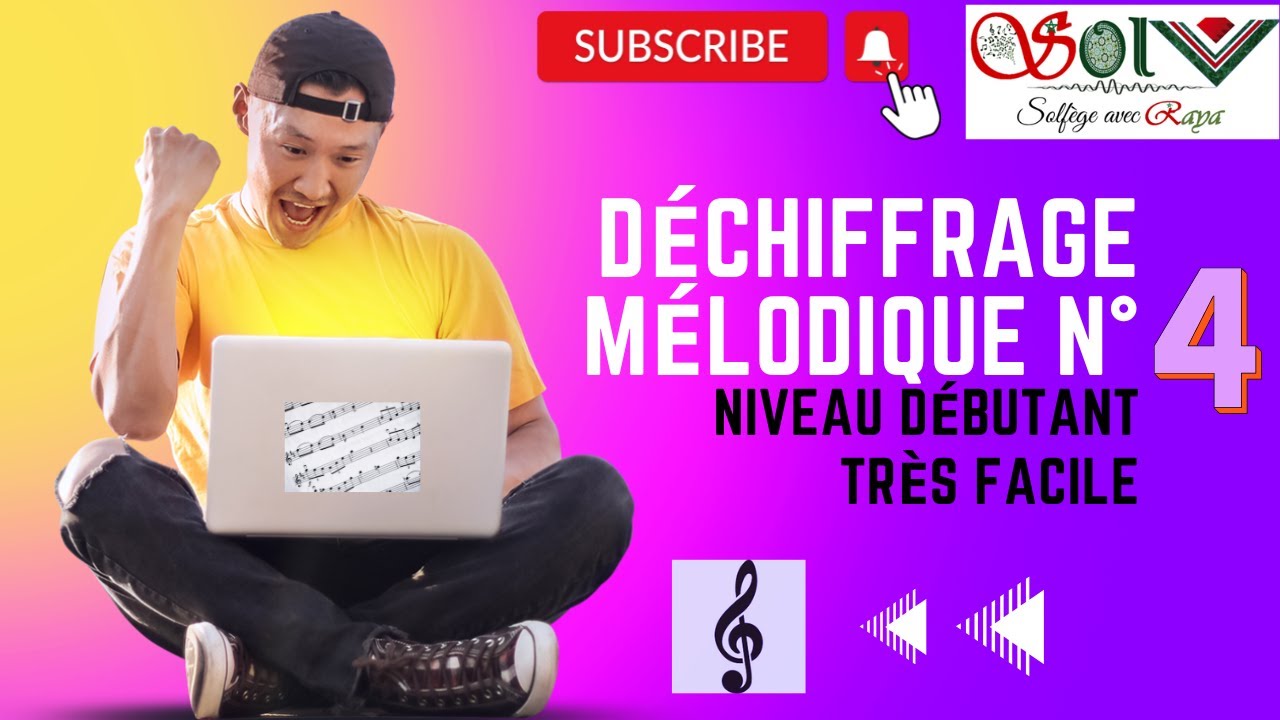 #Déchiffrage_musical_clé_de_sol N°4 - Exercice 1 - Jules Arnoud (2ème partie) avec battue de mesure