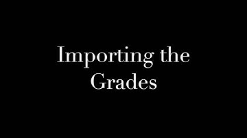 Importing and Exporting Grades to Power Teacher