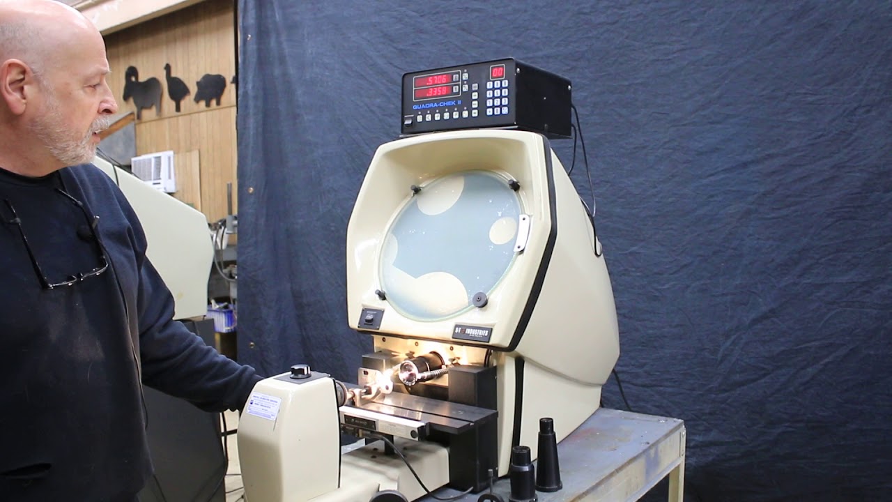 14" ST INDUSTRIES (SCHERR TUMICO) OPTICAL COMPARATOR YouTube