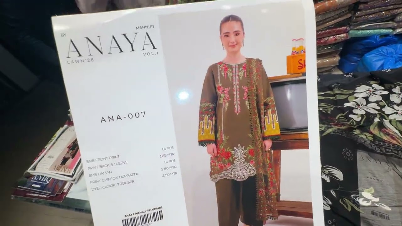 ANAYA LAWN BY MAHNUR 6000 SALE DISCOUNT PRICE 