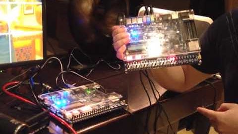 Air Piano Based on Altera DE2 Developing Board (FPGA) -  Movement Detection / DSP / Audio Processor
