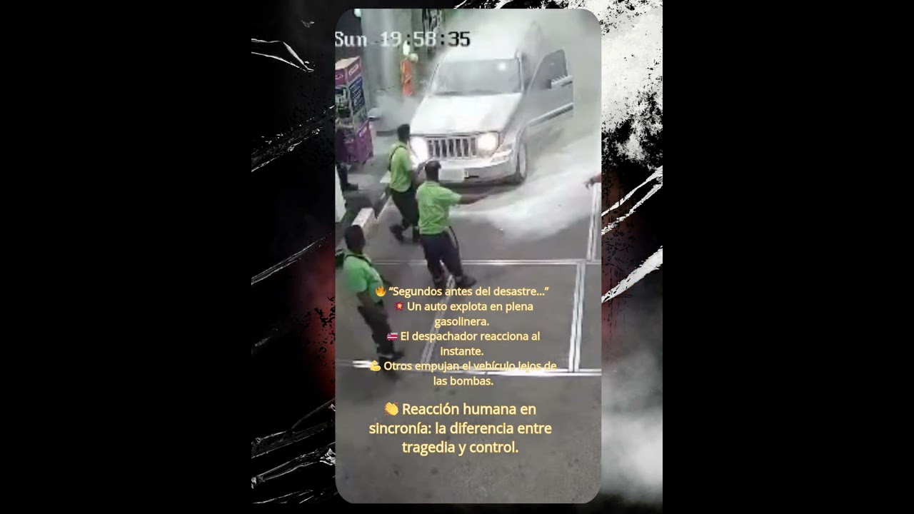 ⛽🔥“Explosión en gasolinera: reacción perfecta evita tragedia”💥💪