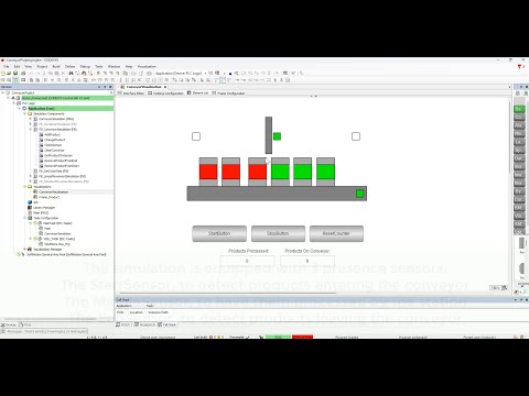 PLC Programming Exercise for CoDeSys - Conveyor Movement