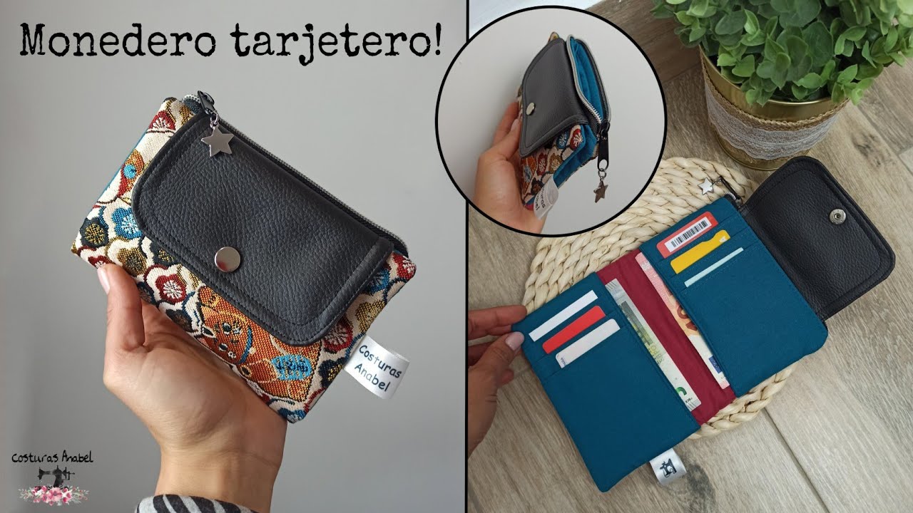 Cómo hacer un monedero 👛, Monedero tarjetero 💳