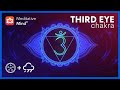 AWAKEN Your INTUITION : Third Eye Chakra Activation | Hang Drum Healing & Rain Sounds