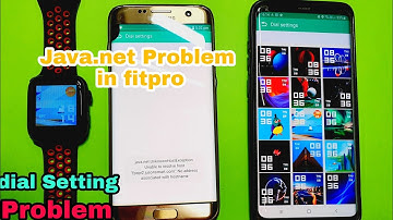 FitPro App Java.net problem | dial setting problem | Watch Face is not installing in fitpro app