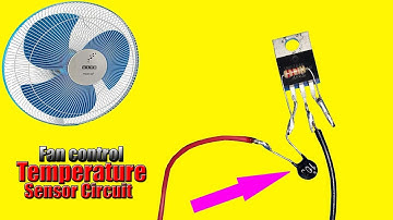 How to make Fan control Temperature Sensor circuit using Thermistor