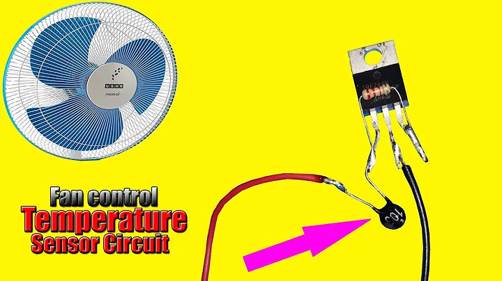 How to make Fan control Temperature Sensor circuit using Thermistor