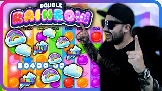 Double Rainbow slot oyununda REKOR ödeme aldım! #slotvideoları #doublerainbow #hacksaw