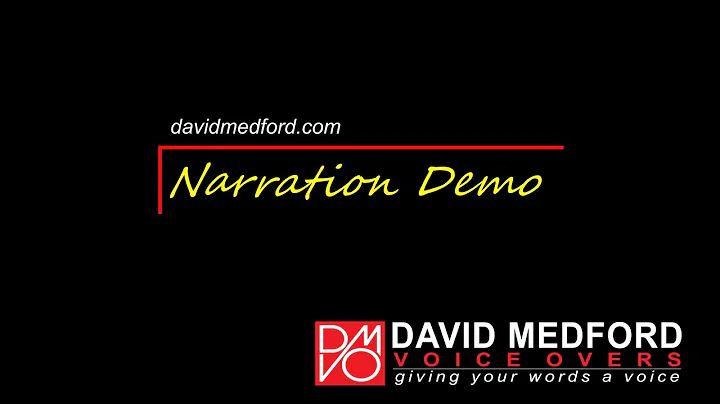 David Medford Narration Demo