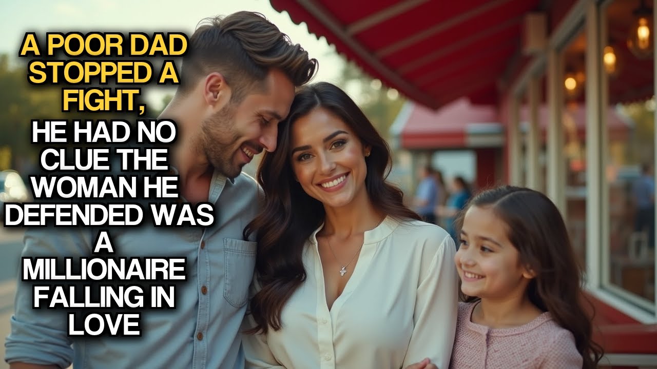 A Poor Dad Stopped A Fight, He Had No Clue The Woman He Defended Was A Millionaire Falling In Love