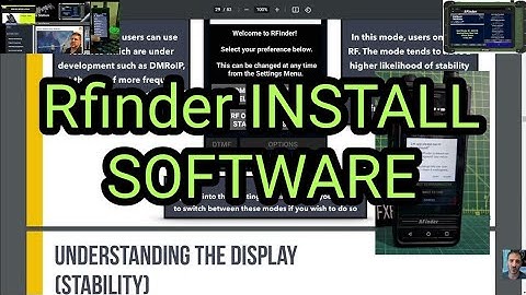 Rfinder B1/B1+ P10/7 - HOW TO INSTALL RFINDER SOFTWARE