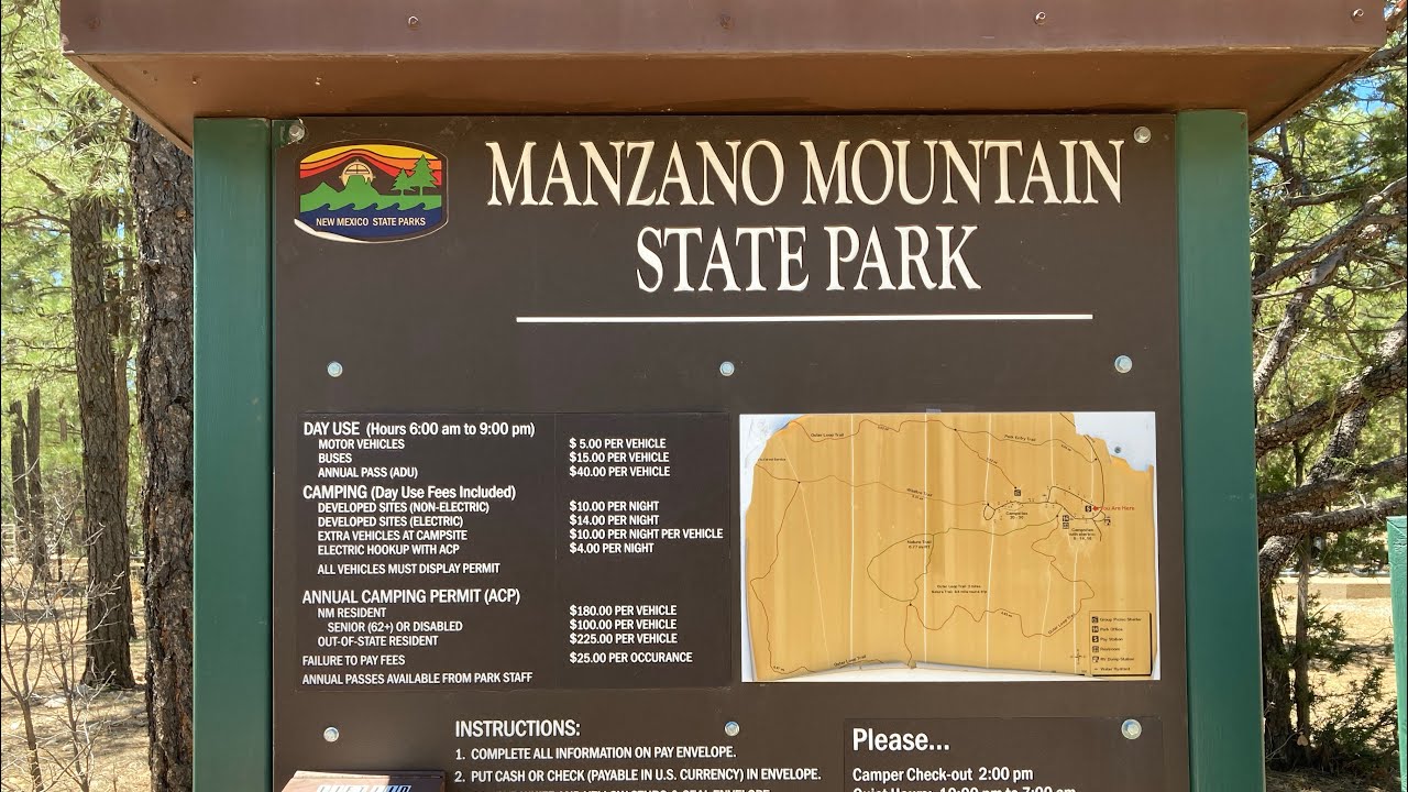 Campground Tour; Manzano Mountain State Park, New Mexico YouTube