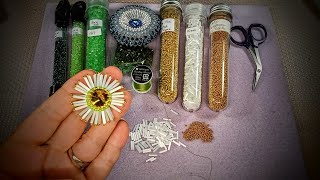 Adding Bugles to Vintage Indented Christmas Ornament #4 