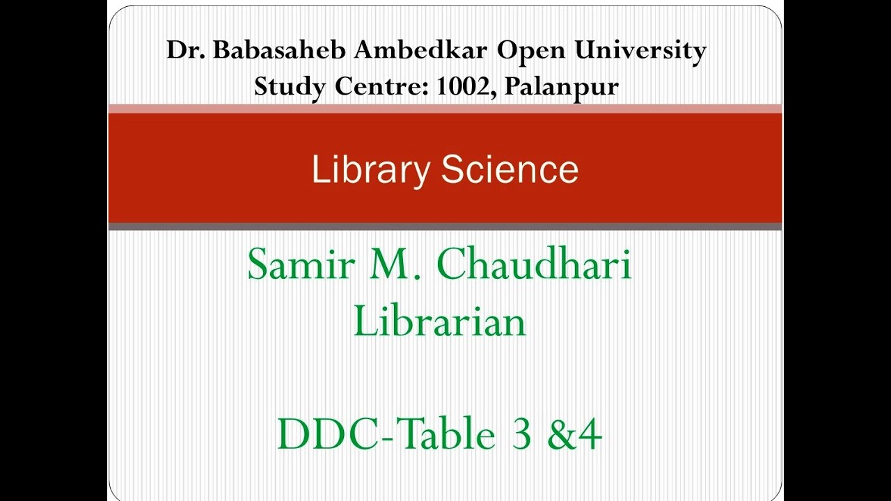 BLIS Paper 3P DDC TABLE- 3 & 4