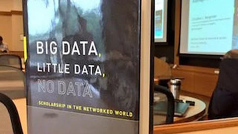 Christine Borgman: Data, data everywhere -- but how to manage and govern?