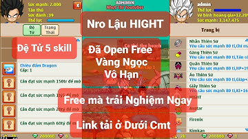 Nro Lậu HIGHT Đã Open Free Vàng Ngọc Vô Hạn Skh Mua Ở Satan Đệ Tử 5 Skill Chuẩn Bị Có IOS