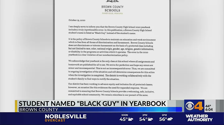 Yearbook controversy at Brown County school