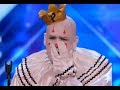 This clown turned simon on unexpected  agt audition s12