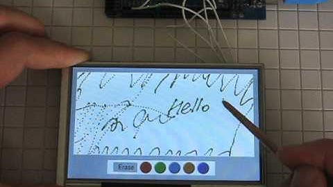 JP Serial 800x480 TFT Lcd module paint function test