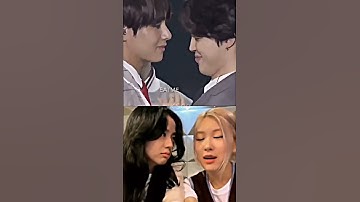 Jimin & Rose reaction when V & Jisoo flirted with them 😁😉🤪 #jisoo #kimtaehyung #vsoo #taesoo