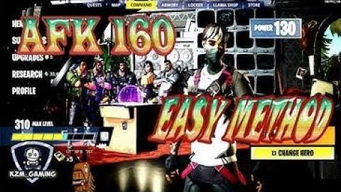 Best Easy Retrieve The Data Build AFK BUILD EASY METHOD Stw 140 160 How To AFK SOLO