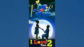 p love l status video #whatsapp_status #name_status_video #nameart #ravindra_ranjan