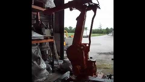 ABB IRB 2400L on 7th axis track